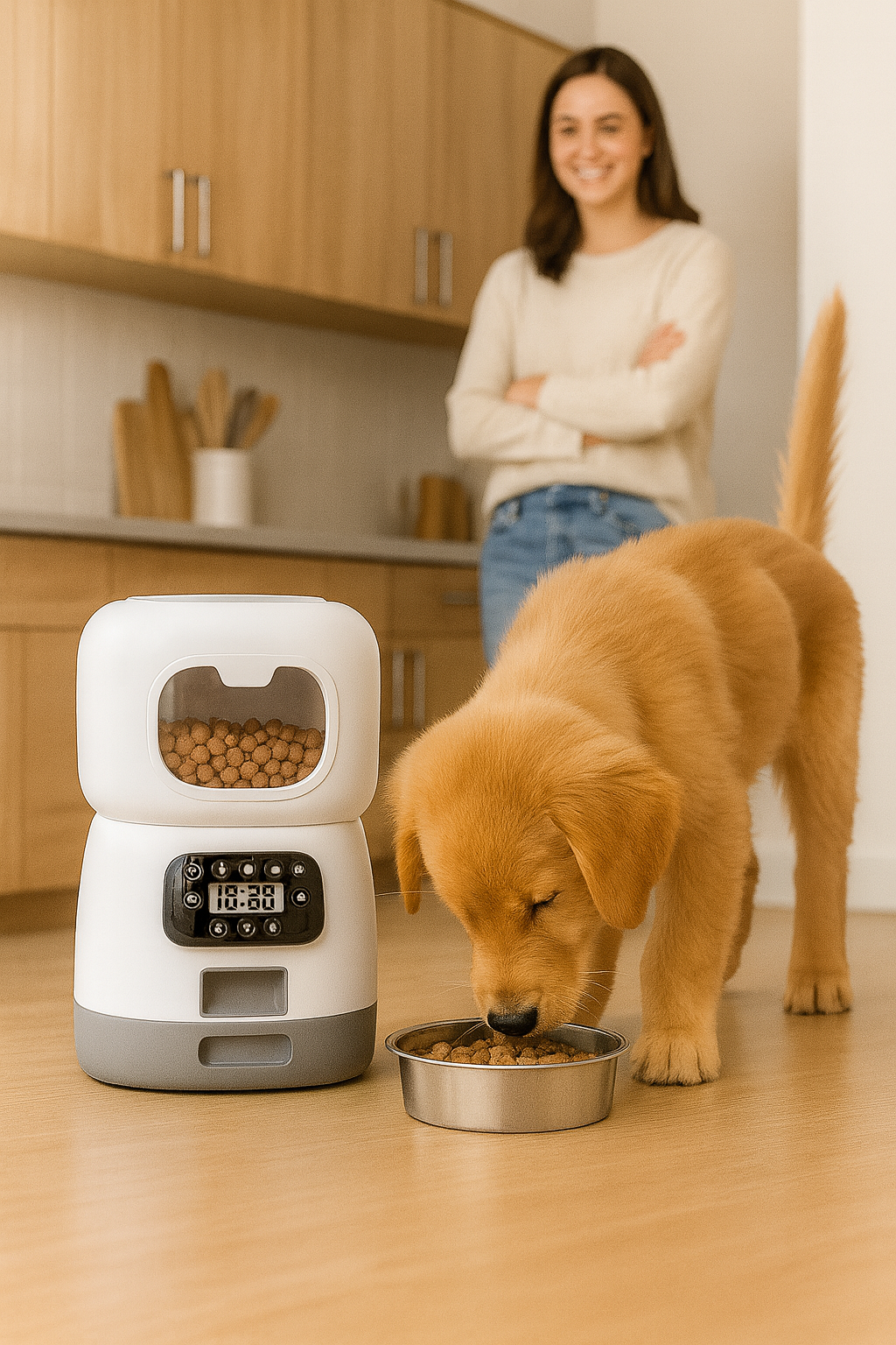 StayFed Automatic Pet Feeder | Smart Wi-Fi Food Dispenser for Dogs & Cats